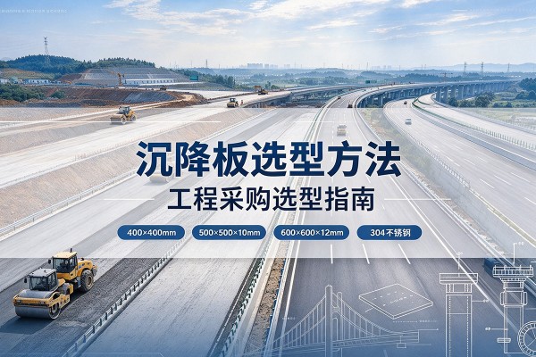 博兴沉降板选择方法