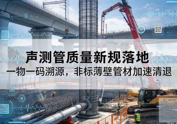 博兴声测管质量新规落地，一物一码溯源，非标薄壁管材加速清退